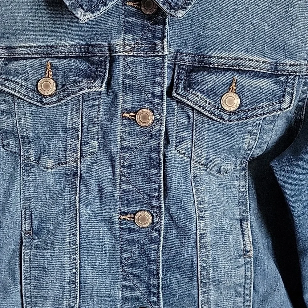 Girls SO, Jean jacket, XL(14-16).Like new.
